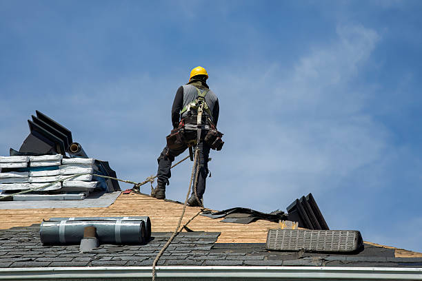 Professional Roof Replacement technician working in Humeston, IA